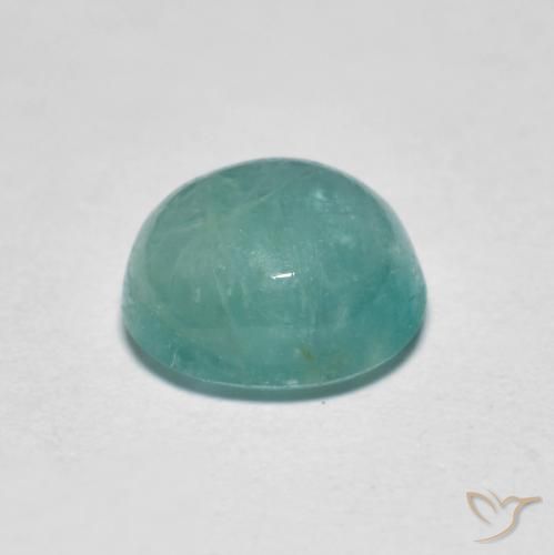 Grandidierita Verde azul oscuro-medio natural de 1.61 ct, Ovalada, Translúcido