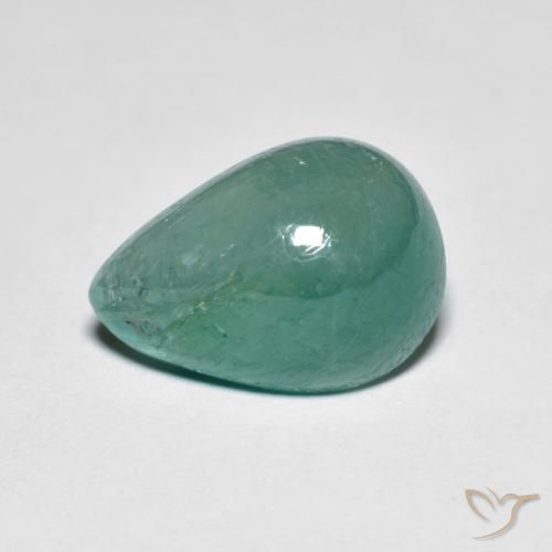 4.13ct Natural Azul verdoso Grandidierita, En forma de pera, Translúcido