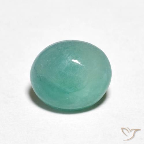 2.13ct Natural Azul-verde Grandidierita, Ovalada, Translúcido