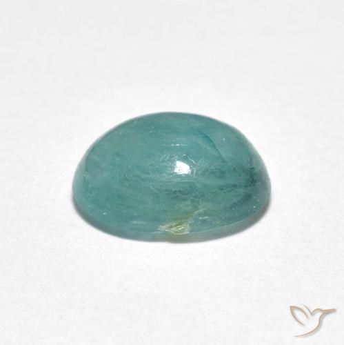 Grandidierita Verde azul natural de 1.96 ct, Ovalada, Translúcido