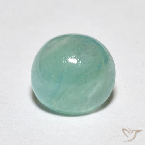 2.00ct Natural Verde azul muy claro Grandidierita, Redondo, Translúcido
