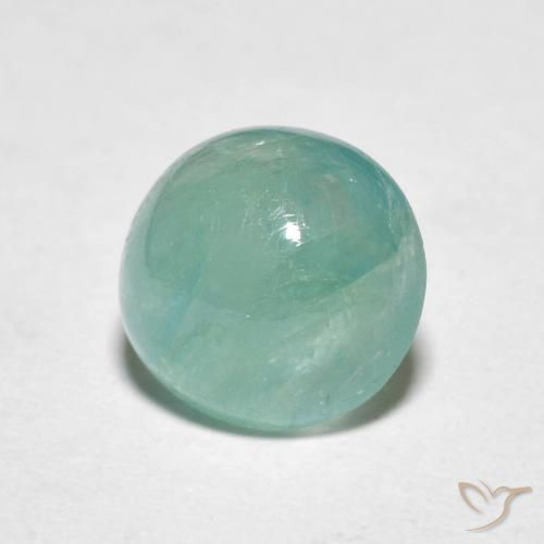 Grandidierita Verde azul muy claro natural de 2.00 ct, Redondo, Translúcido