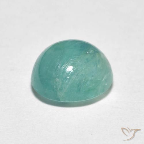 Grandidierita Verde azul muy claro natural de 2.00 ct, Redondo, Translúcido