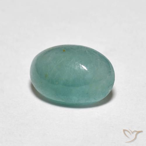 Grandidierita Verde azulado claro natural de 1.64 ct, Ovalada, Translúcido