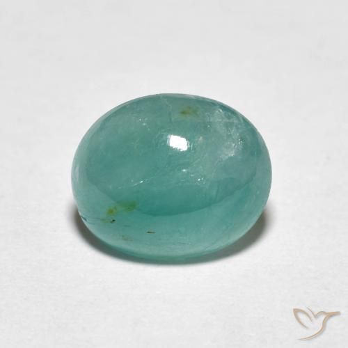 2.44ct Natural Azul verdoso Grandidierita, Ovalada, Translúcido