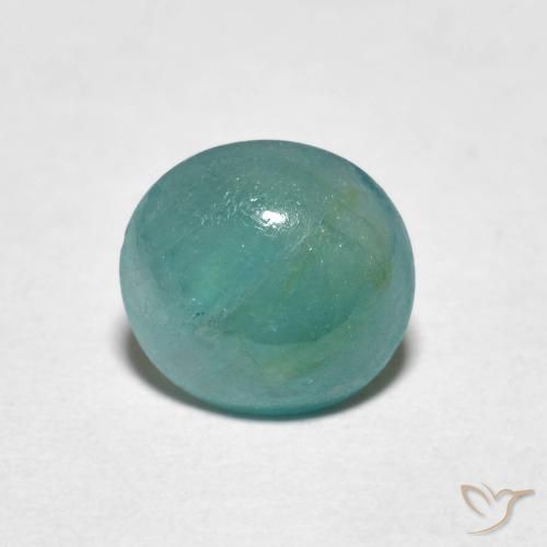 1.09ct Natural Azul verde medio Grandidierita, Ovalada, Translúcido