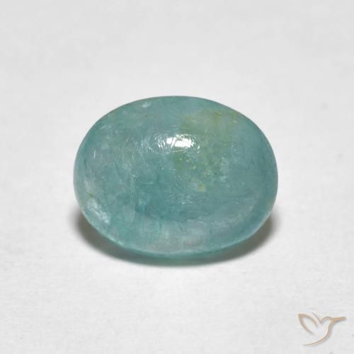 1.40ct Natural Azul-verde Grandidierita, Ovalada, Translúcido