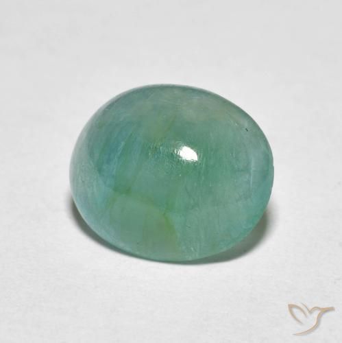 Grandidierita Tono azul verde natural de 2.98 ct, Ovalada, Translúcido