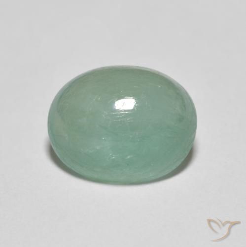 3.37ct Natural Azul-verde Grandidierita, Ovalada, Translúcido
