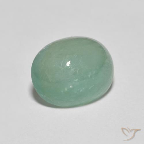 Grandidierita Azul-verde natural de 3.37 ct, Ovalada, Translúcido