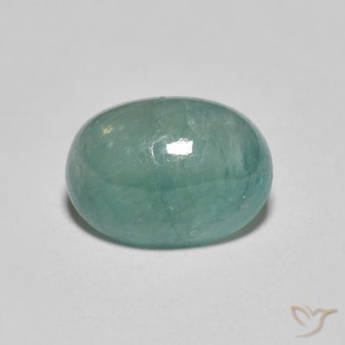 2.98ct Natural Verde azulado claro Grandidierita, Ovalada, Translúcido