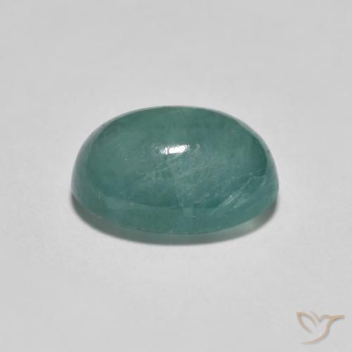Grandidierita Verde azulado claro natural de 2.98 ct, Ovalada, Translúcido