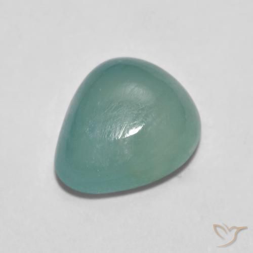 2.09ct Natural Verde azulado claro Grandidierita, En forma de pera, Translúcido