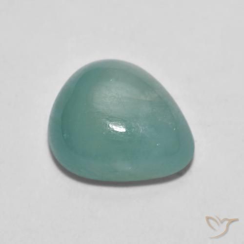 Grandidierita Verde azulado claro natural de 2.09 ct, En forma de pera, Translúcido
