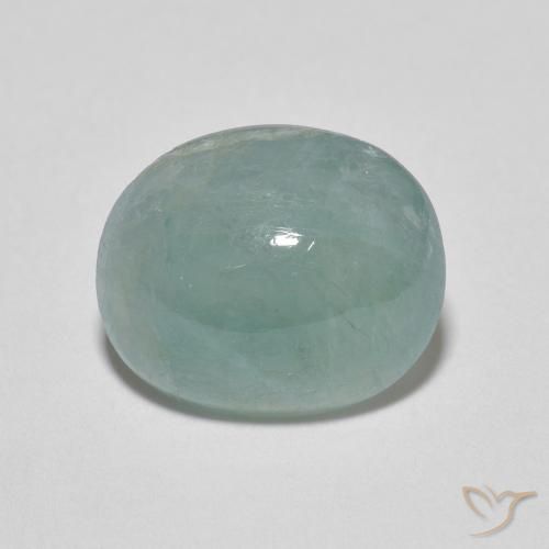 4.21ct Natural Azul-verde Grandidierita, Ovalada, Translúcido