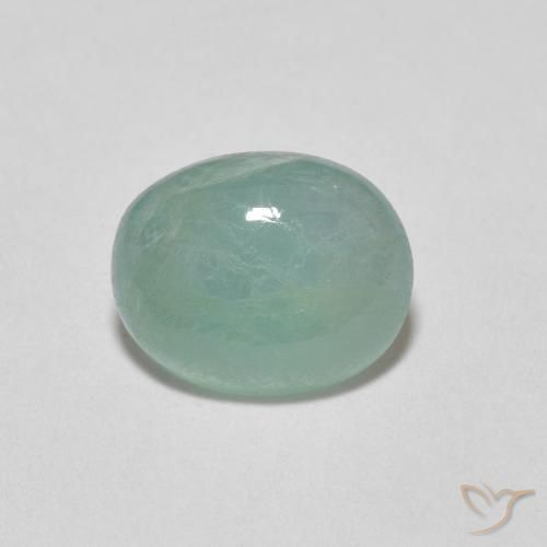 1.40ct Natural Azul-verde Grandidierita, Ovalada, Translúcido