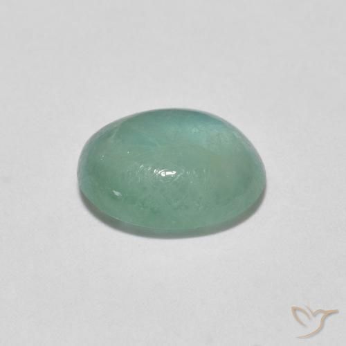 Grandidierita Azul-verde natural de 1.40 ct, Ovalada, Translúcido
