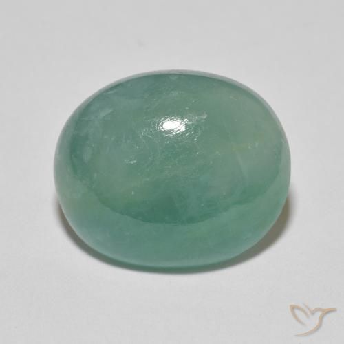 8.97ct Natural Verde azulado medio Grandidierita, Ovalada, Translúcido