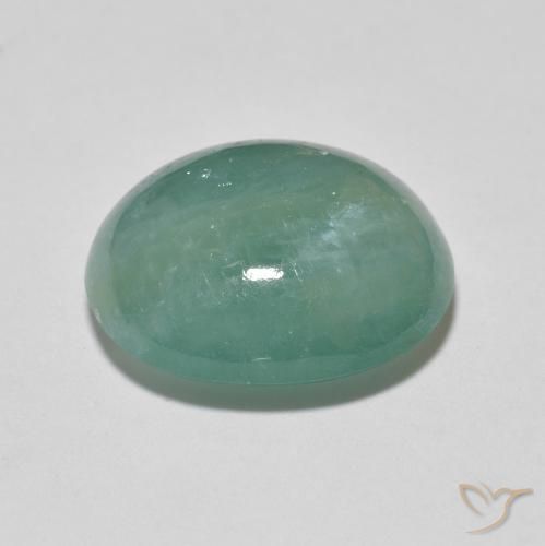 Grandidierita Verde azulado medio natural de 8.97 ct, Ovalada, Translúcido
