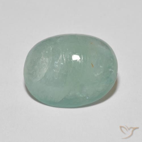6.72ct Natural Azul verdoso pálido Grandidierita, Ovalada, Translúcido