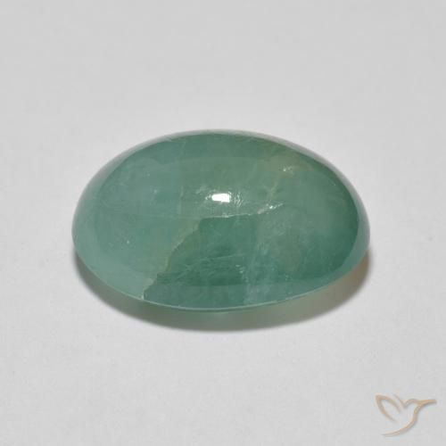 Grandidierita Verde azulado natural de 8.15 ct, Ovalada, Translúcido