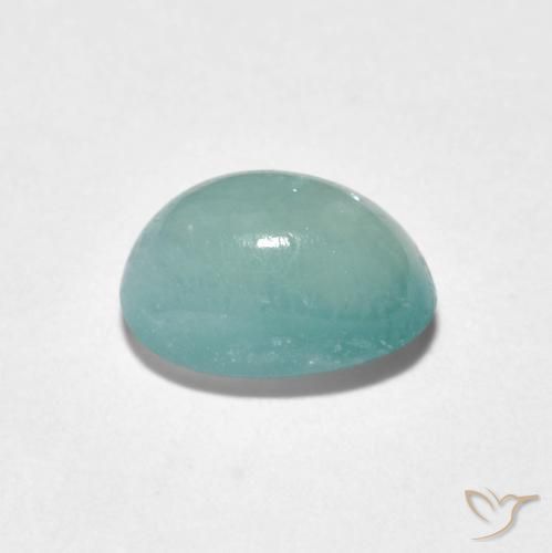 Grandidierita Verde azulado claro natural de 2.06 ct, Ovalada, Translúcido