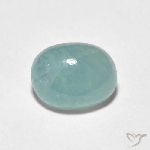 2.07ct Natural Verde azul pálido Grandidierita, Ovalada, Translúcido