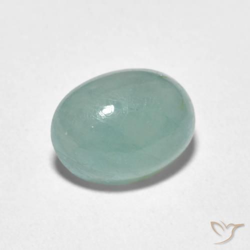 Grandidierita Verde azulado claro natural de 2.10 ct, Ovalada, Translúcido