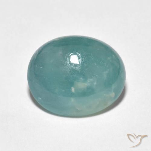 Grandidierita Turquesa natural de 4.83 ct, Ovalada, Translúcido