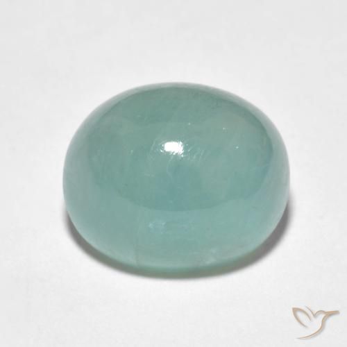 6.15ct Natural Verde azulado claro Grandidierita, Ovalada, Translúcido