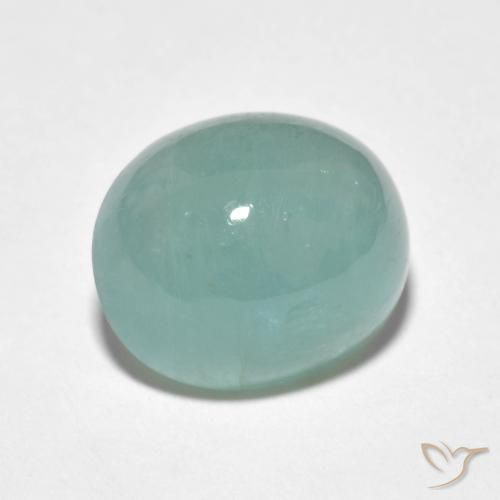 Grandidierita Verde azulado claro natural de 6.15 ct, Ovalada, Translúcido
