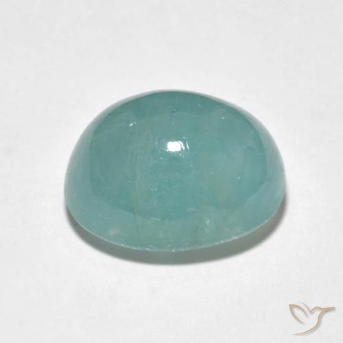 Grandidierita Verde azulado claro natural de 6.15 ct, Ovalada, Translúcido