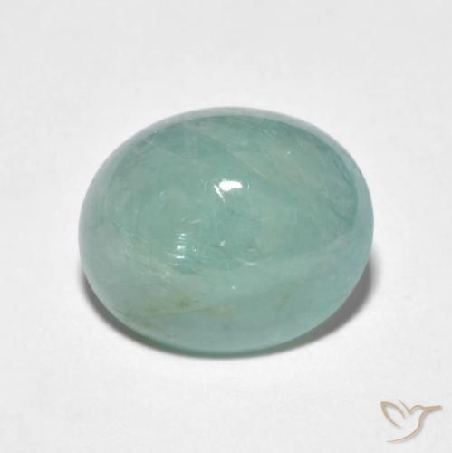 5.05ct Natural Verde azulado claro Grandidierita, Ovalada, Translúcido