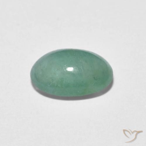 Grandidierita Azul-verde natural de 1.35 ct, Ovalada, Translúcido
