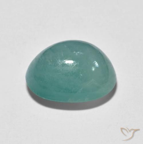 Grandidierita Turquesa natural de 5.61 ct, Ovalada, Translúcido