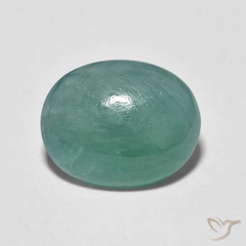 3.45ct Natural Azul verdoso Grandidierita, Ovalada, Translúcido
