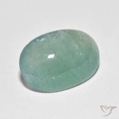 Grandidierita Verde azulado natural de 6.34 ct, Ovalada, Translúcido