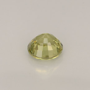 Granate grosularia amarillo natural de 0,56 ct, corte redondo, VVS-VS