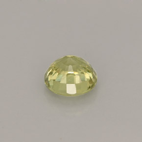 Granate grosularia amarillo natural de 0,50 ct, corte redondo, VS