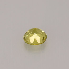 Granate grosularia amarillo natural de 0,59 ct, corte redondo, VS-SI