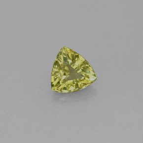 Granate grosularia verde natural de 0,65 ct, trillón, VS