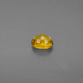 Granate grosularia amarillo natural de 0,73 ct, corte óvalo, VVS-VS