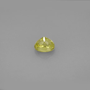 Granate grosularia verde natural de 0,64 ct, corte óvalo, VS-SI