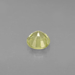 Granate grosularia amarillo natural de 0,58 ct, corte redondo, VS-SI