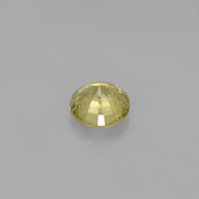 Granate grosularia verde natural de 0,62 ct, corte redondo, VVS-VS