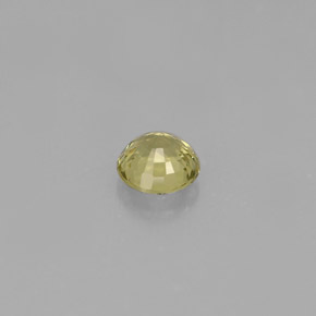 Granate grosularia verde natural de 0,43 ct, corte redondo, VS