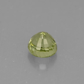 Granate grosularia verde natural de 0,50 ct, corte redondo, VS
