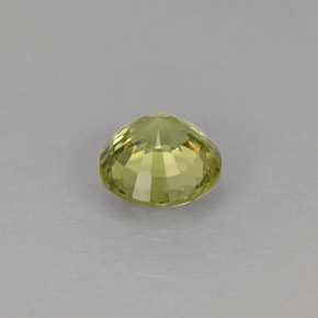 Granate grosularia verde natural de 0,46 ct, corte redondo, VVS-VS