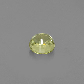 Granate grosularia verde natural de 0,40 ct, corte redondo, VVS-VS