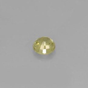 Granate grosularia verde natural de 0,46 ct, corte redondo, VS